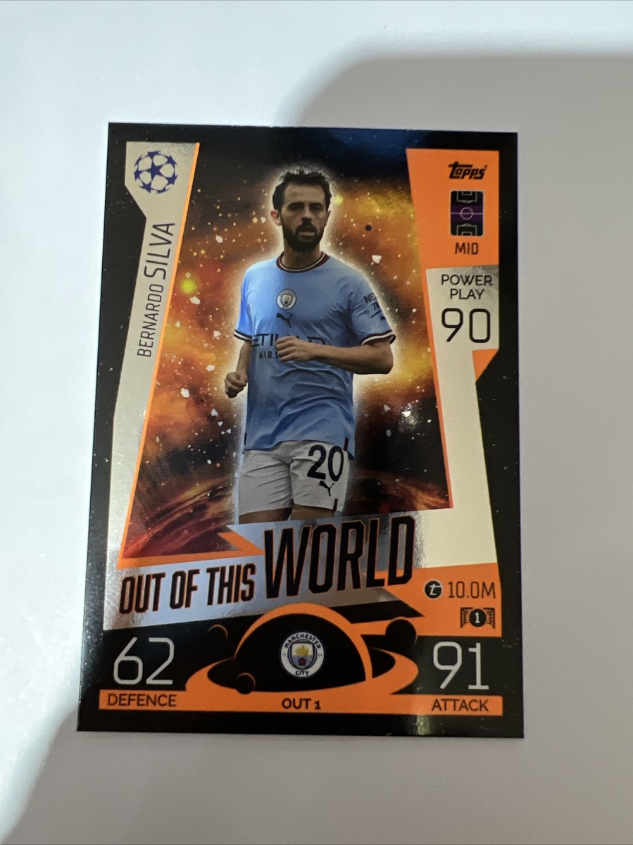 match attax 22/23 Bernardo Silva out of this world Card # OUT 1