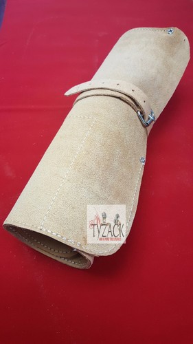 Chisel Roll Tyzack FAILCR8 Leather Chisel Roll 8 Pocket Leather Roll New - Picture 4 of 4