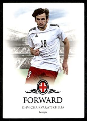 2023 Futera Unique World Football Khvicha Kvaratskhelia #75 CDW-1