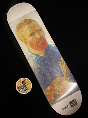 EXTREMELY RARE Vans Vincent Van Gogh Art Exhibit Skateboard