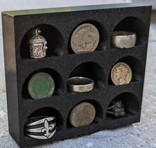 Display Cave - displays coins, rings, or any other metal detecting find