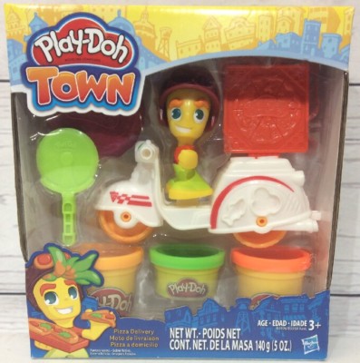 play doh town pizza delivery