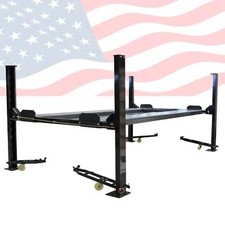 Xk P-407a 8000 Lb 4-post Heavy Duty Portable Storage Car Lift Auto Hoist Movable