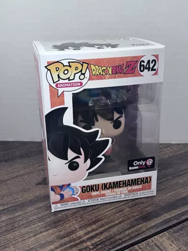Funko Pop! Figura de vinilo exclusiva de Dragon Ball Z Goku (Kamehameha) #642 GameStop