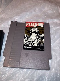 nintendo nes game platoon 1988 Untested Authentic Cartridge