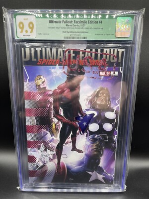 Ultimate Fallout Facsimile Edition #4 C2E2 Clayton Crain Acetate Variant CGC 9.9