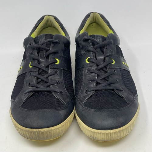 ECCO Street Premier Golf Shoes Mens 10 - 10.5 EU 44 Black Leather Spikeless - Picture 5 of 18