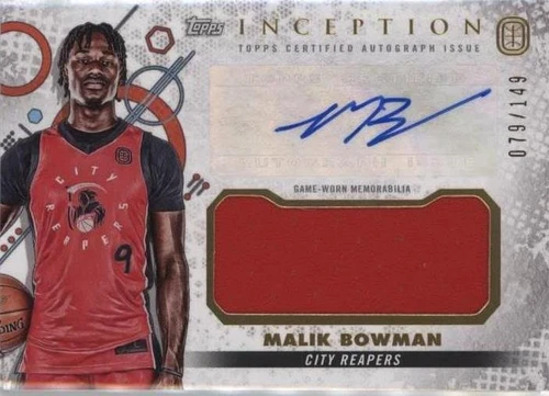 2022-23 Topps Inception OTE Overtime Elite - Malik Bowman #IARC-MB1