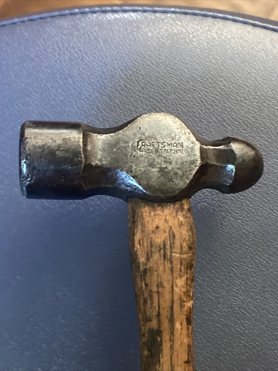 Vintage Craftsman Ball Peen Hammer Small Great Patina