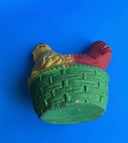 Mexikanische Volkskeramik Vintage Ton Huhn Sparschwein - Bild 6 von 9