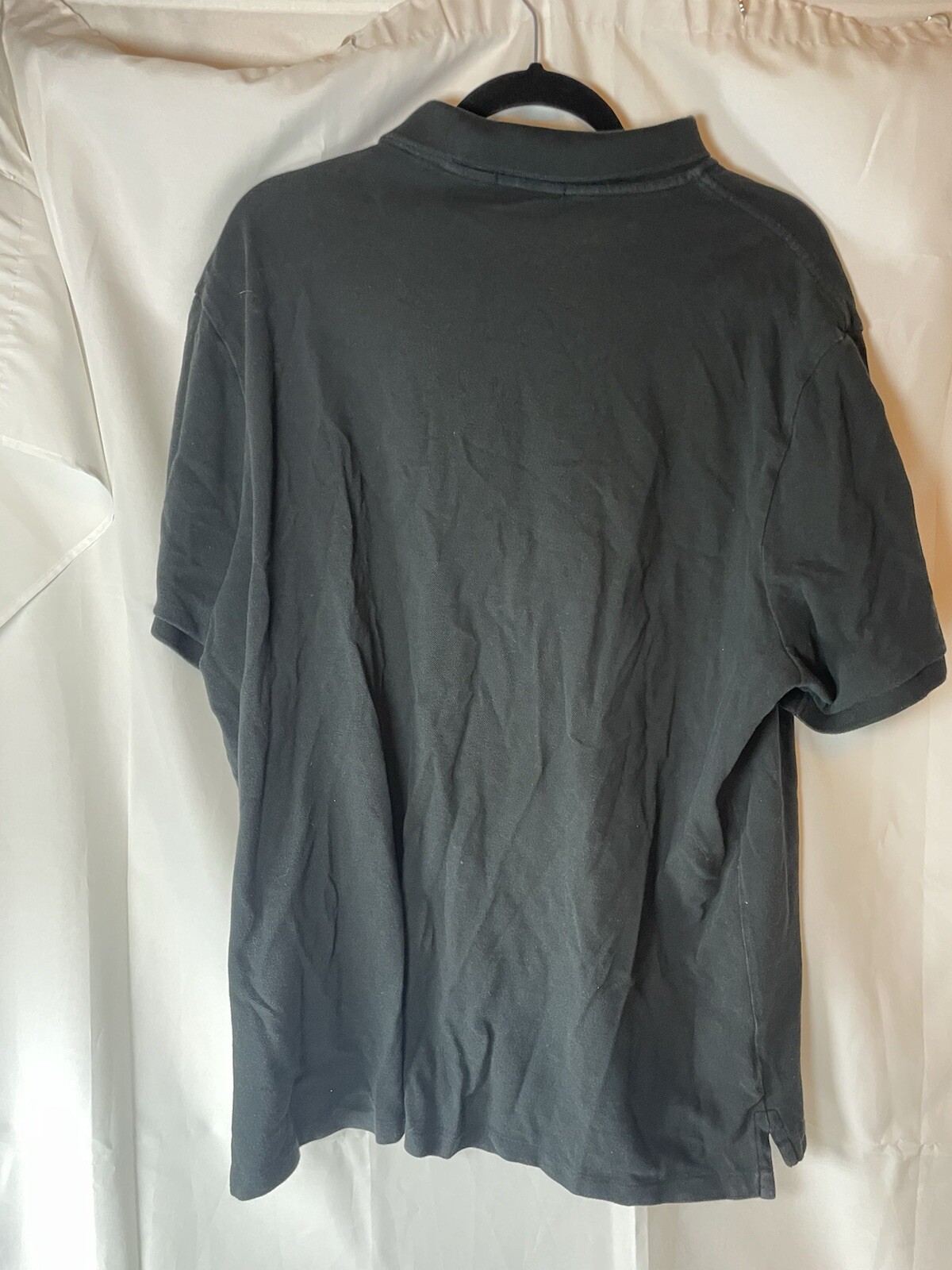 Polo Ralph Lauren Uomo 2XL Camicia Nera Big Pony #3 Personalizzata Slim Fit