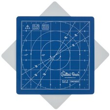 Rotating Cutting Mat 7" x 7" - Square Self Healing 360 Rotating Craft Cuttin...