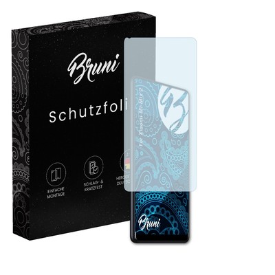 Bruni 2x Folie für Xiaomi Mi Mix 2 Schutzfolie Displayschutzfolie