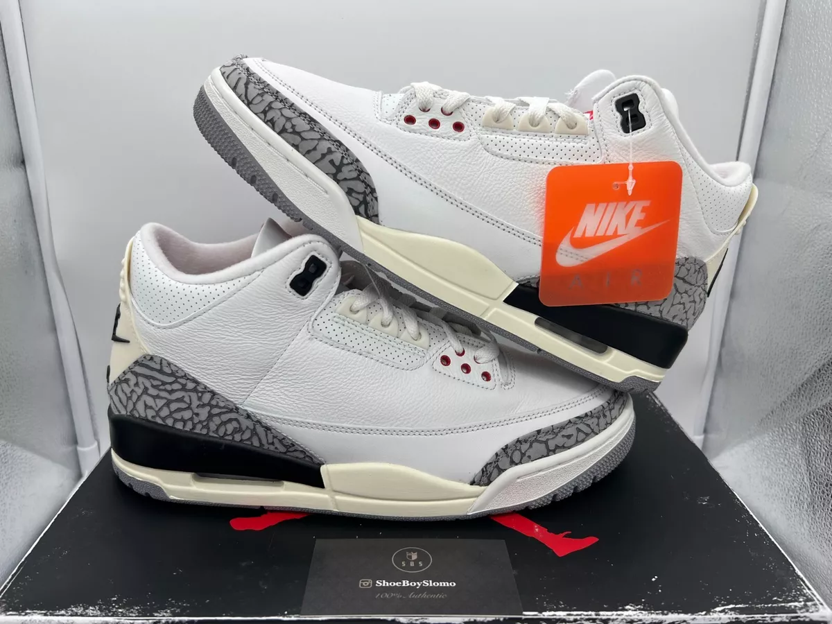 Jordan 3 Retro Mid White Cement Reimagined for Sale, Authenticity  Guaranteed