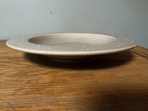 Waechtersbach RIM SOUP PASTA BOWL Germany Gray Dots 8.75" - Picture 2 of 5