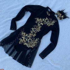 Semi-custom Lyrical Black/Gold Costume - SA