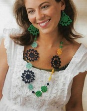 ISLAND NECKLACE AND EARRINGS JEWELRY CROCHET ...