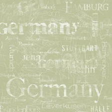Germany Collage, scrapbook paper - Scrapbook Customs 34497