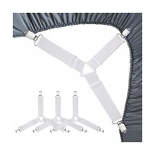 Bed Sheet Holder Straps Fitted Sheet Keepers Bedsheet Holders Fasteners - Ela...