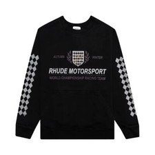 NEW RHUDE MOTORSPORTS CREWNECK SWEATSHIRT SZ MEDIUM