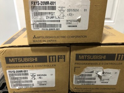 3x MITSUBISHI FX1S-20MR Programmable Logic Controller
