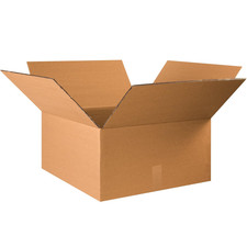22" X 22" X 12" Double Wall Corrugated, Heavy-Duty Cardboard Boxes, BFHD222212DW