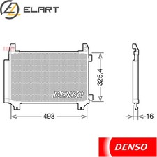CONDENSER AIR CONDITIONING DCN50028 FOR TOYOTA YARIS 1NZ-FXE 1.5L 1NR-FE 1.3L