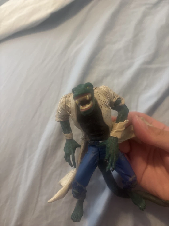 ToyBiz 1997 Marvel Comics Spider-Man the Lizard Deluxe Poseable Action Figure - Image 3 of 3