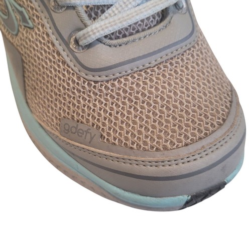 Gravity Defyer Mighty Walk Walking Sportschuhe grau aqua Schnürschuhe Damengröße 8 - Bild 5 von 9