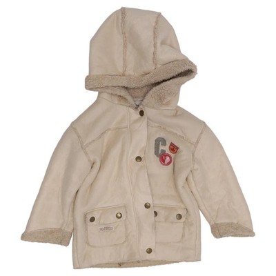 Tout Simplement, Shearling Jacke, Mädchen, Größe: 92, Beige, Polyester #Hja