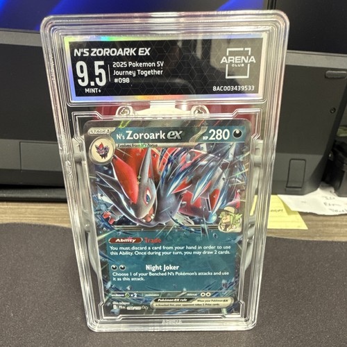 N's Zoroark ex 098/159 Journey Together Double Rare Holo EN 280HP 2025 9.5