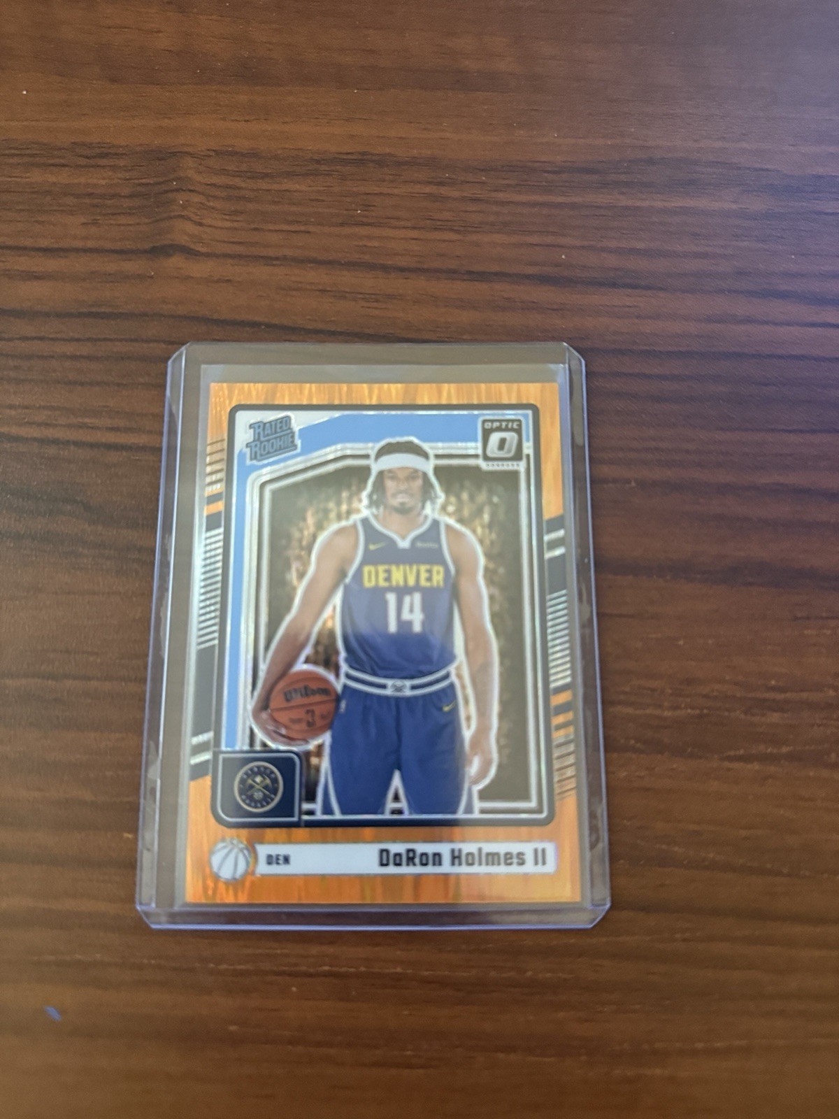 2024-25 Donruss Optic Basketball DaRon Holmes II Rookie #262 Orange Shock /225