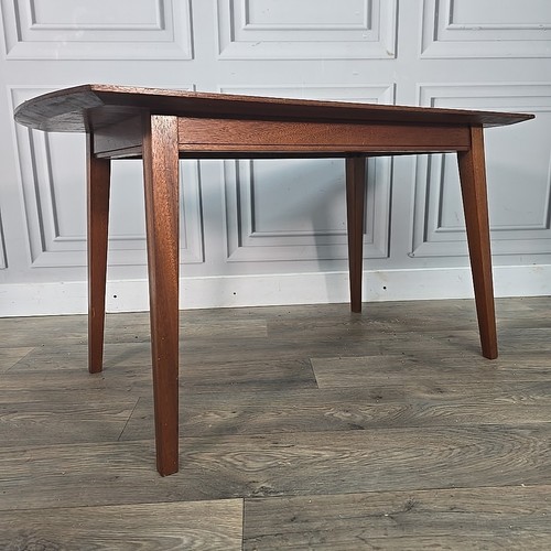 Vintage Wood Danish Inspired Coffee Table - Atomic Sputnik Mid-Century Teak - Picture 3 of 24