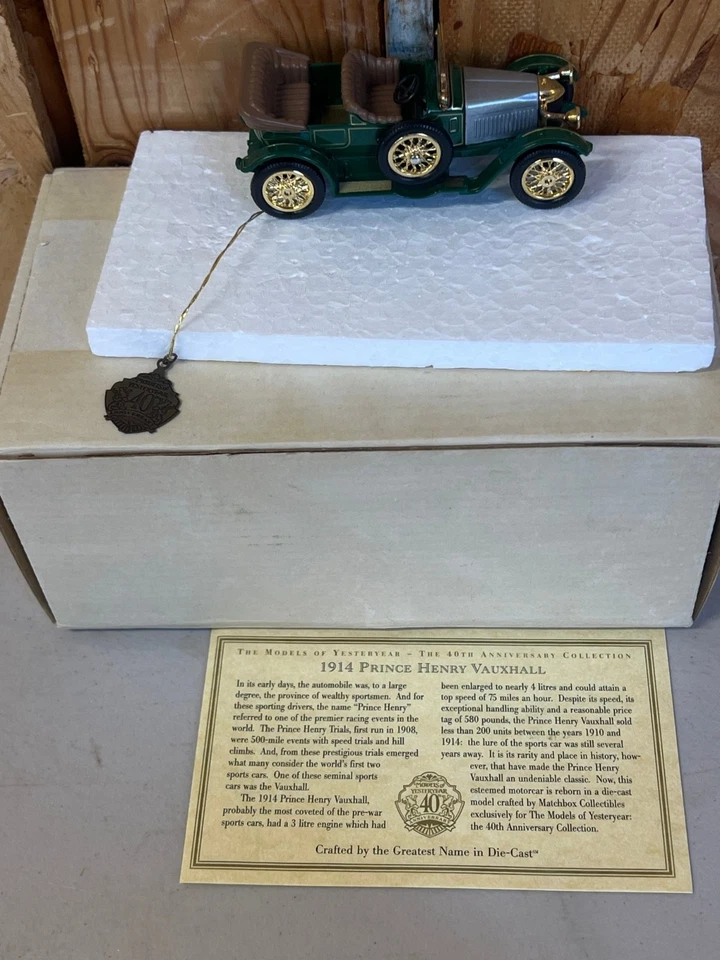 Matchbox Models Of Yesteryear Diecast Model 1914 Prince Henry Vauxhall - Image 4 of 4