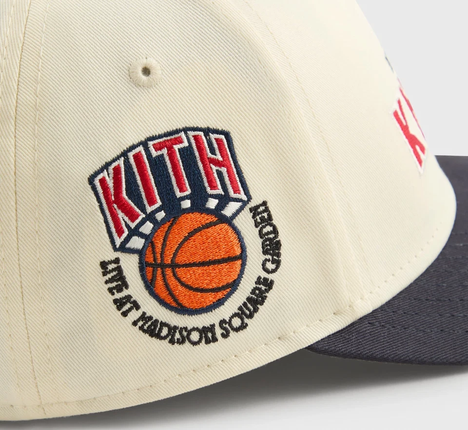 Kith & New Era 纽约尼克斯斜纹布 9FORTY M Crown 平沿帽 — 第 4/4 张图片