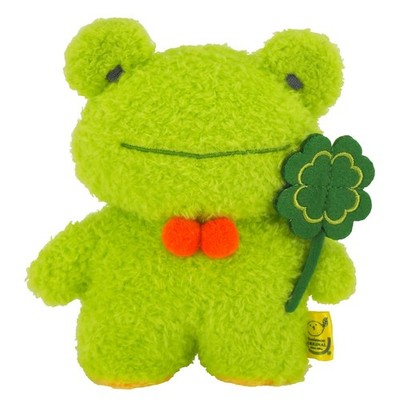 Frog GR S 13×5×15cm Plush Animal Frog P-9502 Sunlemon Fluffy Watton