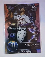 Riley Greene Rookie Foil 2023 Topps Bowman Platinum Baseball