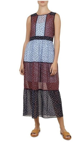 Women Ted Baker Dress Multicolor Polyester 36