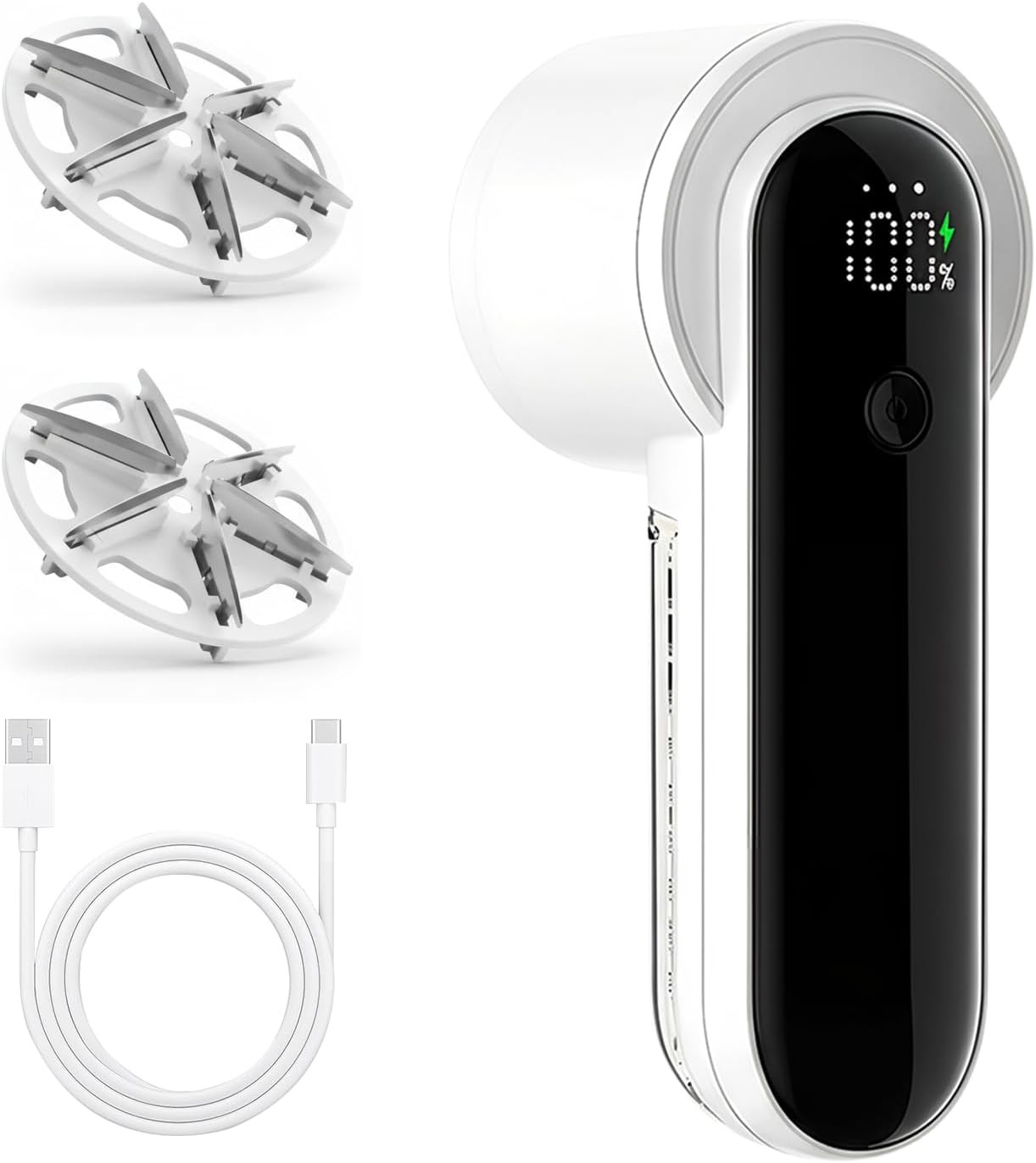 Levapelucchi LCD USB Ricaricabile - Togli Pelucchi 3 Livelli