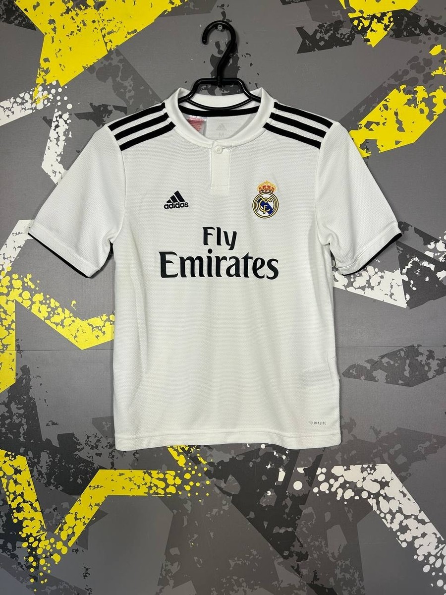 Real Madrid Jersey Home football shirt 2018 2019 Adidas Young Size