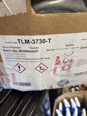 20 kg Thermaset JET BLACK 9005 Textur Pulverbeschichtung