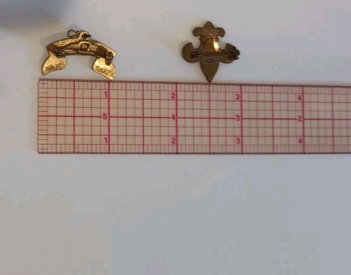 Boy Scouts Of America Pin Set (2) "Be Prepared" Brass 1" Pins B.S. Of A. Vintage - Picture 9 of 14
