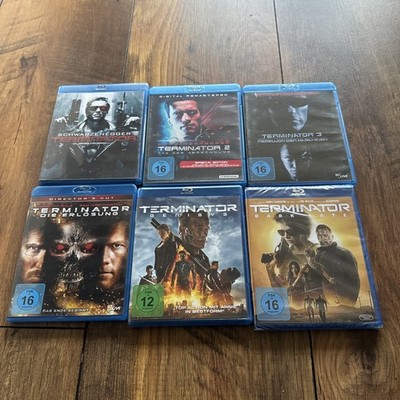 Terminator - Teil 1-6  Blu-Rays, deutsche Kaufversion gebraucht, 