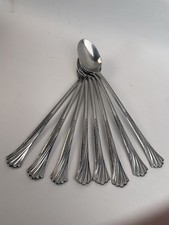 VTG Distinction Deluxe Stainless By Oneida Spring Glen Set of 8 Iced Tea Spoons