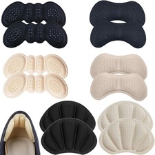 Heel Pads for Shoes, 6 Pairs Shoe Inserts for Women Men, Heel Cushion Pads