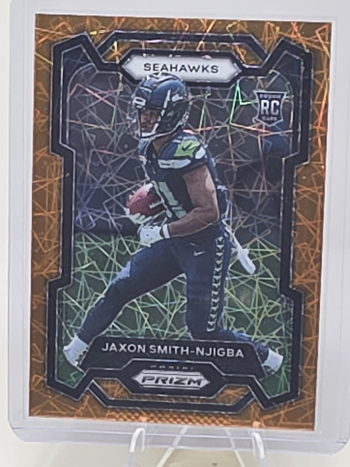Jaxon Smith-Njigba Panini Prizm #390 Lazer