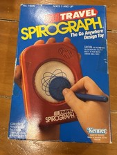 Vintage Kenner Spirograph Travel Design Toy 1988 No.14200 Portable