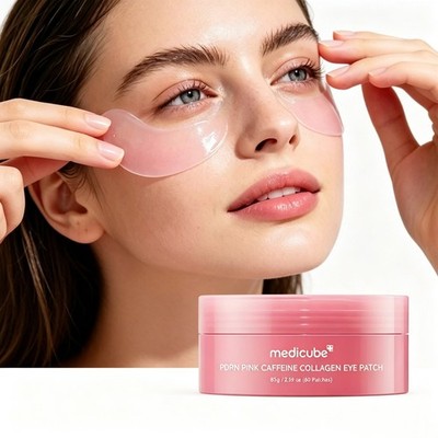 Caffeine Collagen Eye Patches Hydrating Cooling Under Eye Gel Pads 60 Patches