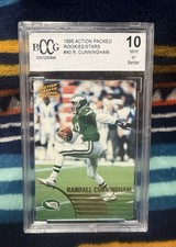 1995 Action Packed Rookies & Stars - Randall Cunningham #40 Graded 10