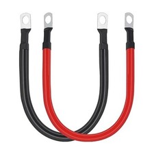 2 AWG Battery Cable 2Gauge Pure Copper Battery Inverter Cable Size: 1 FT-2 AWG